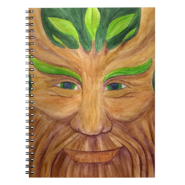 Green Man Notebook (Front)