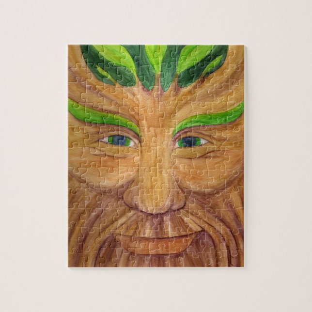 Green Man Puzzle (Vertical)