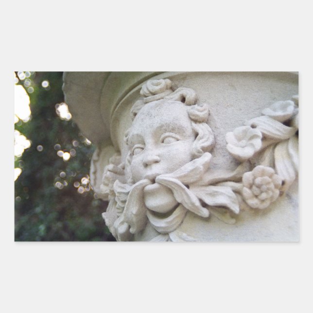 Green Man Rectangular Sticker (Front)