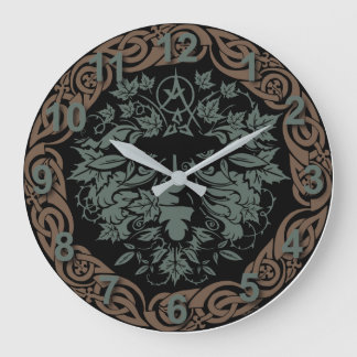 Green Man Tote Bag Large Clock