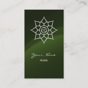 Green Mandala Business Card