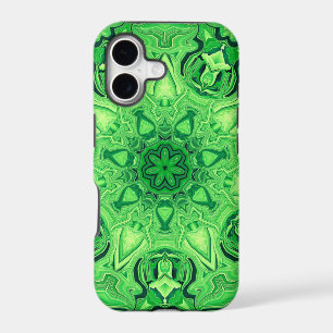 Green Mandala iPhone X Case
