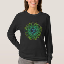 Green Mandala Om Long-sleeve T-shirt
