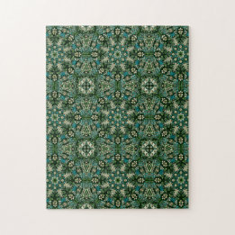 Green Mandala Very Difficult Jigsaw Puzzle