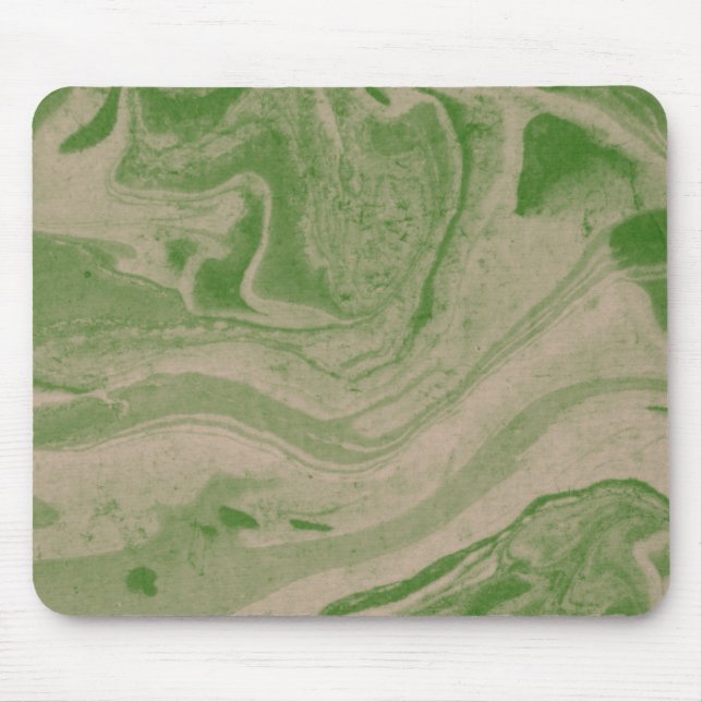Green marble, a little everyday luxury  mouse pad (Front)