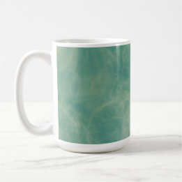 green marble abstract   coffee mug