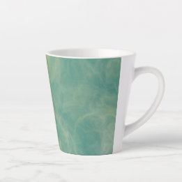 green marble abstract    latte mug
