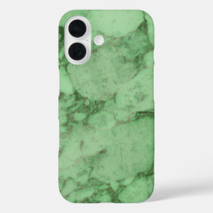 Green Marble iPhone 16 Case