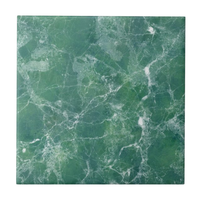 Green marble ceramic tile (Front)