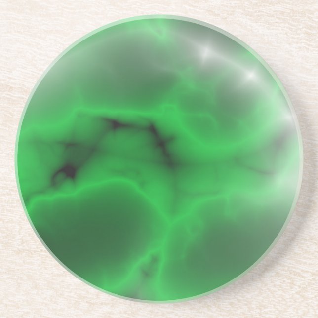 green marble coaster (Front)