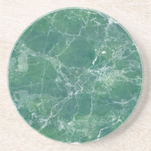 Green marble coaster