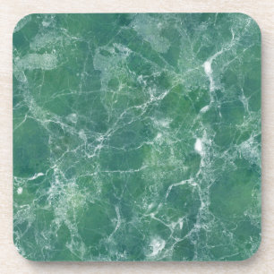 Green marble coaster