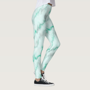 Green Marble Leggings