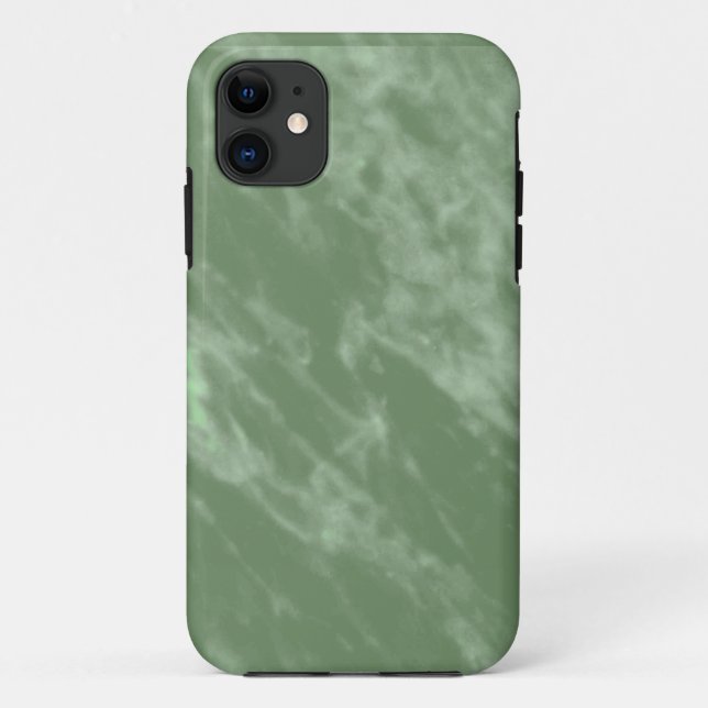 Green Marble Look Case-Mate iPhone Case (Back)