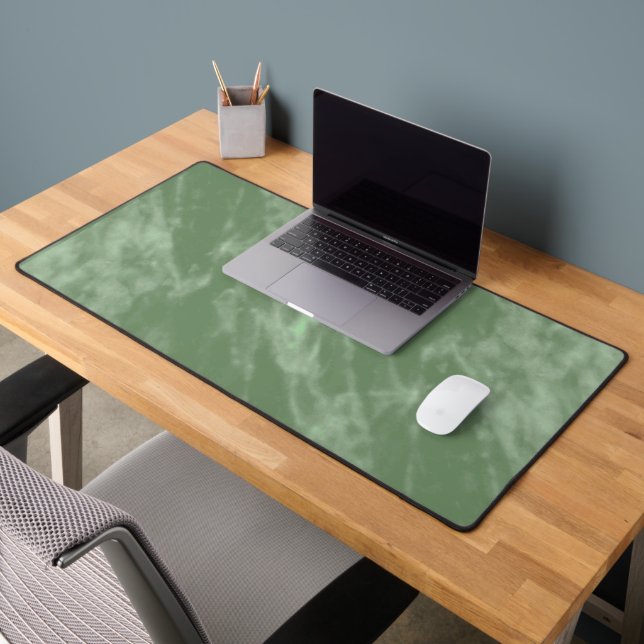 Green Marble Look Desk Mat (Office 2)