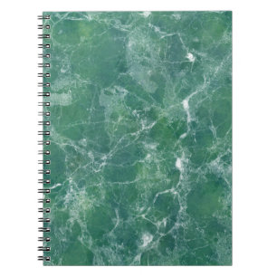 Green marble notebook