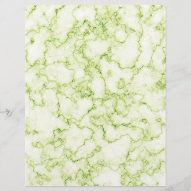 Green Marble Pattern Flyer (Front)