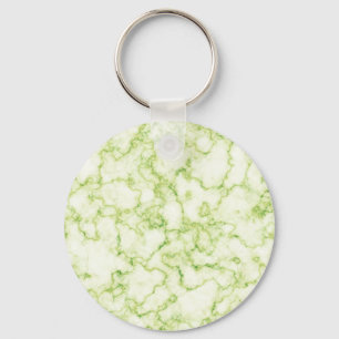 Green Marble Pattern Key Ring