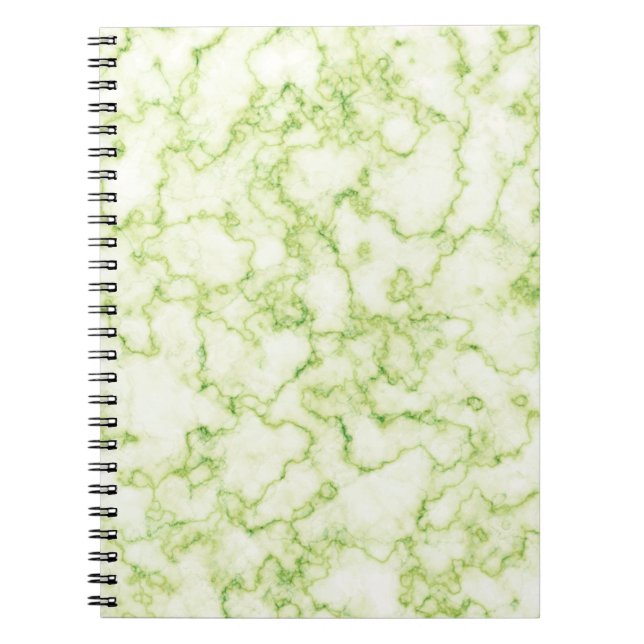 Green Marble Pattern Notebook (Front)