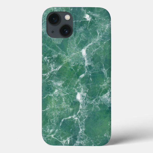 Green Marble Texture Case-Mate iPhone Case (Back)