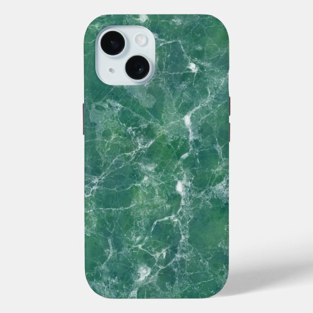 Green Marble Texture Case-Mate iPhone Case (Back)
