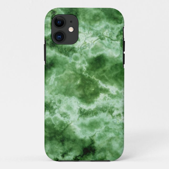Green Marble Texture Case-Mate iPhone Case (Back)