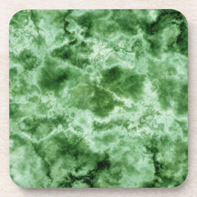 Green Marble Texture Coaster (Front)