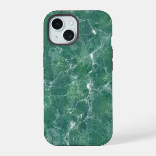 Green Marble Texture iPhone 15 Case