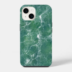 Green Marble Texture iPhone 14 Case