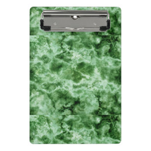 Green Marble Texture Mini Clipboard