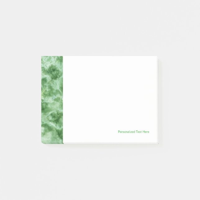 Green Marble Texture Post-it Notes (Front)