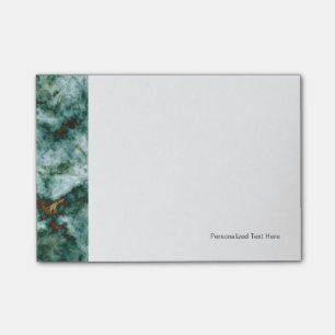 Green Marble Texture With Veins Post-it Notes