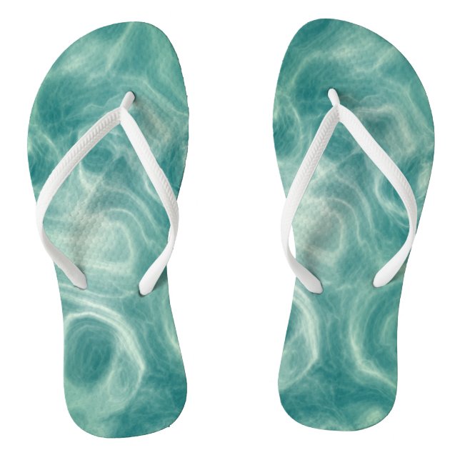 Green Marble    Thongs (Footbed)