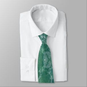 Green marble tie