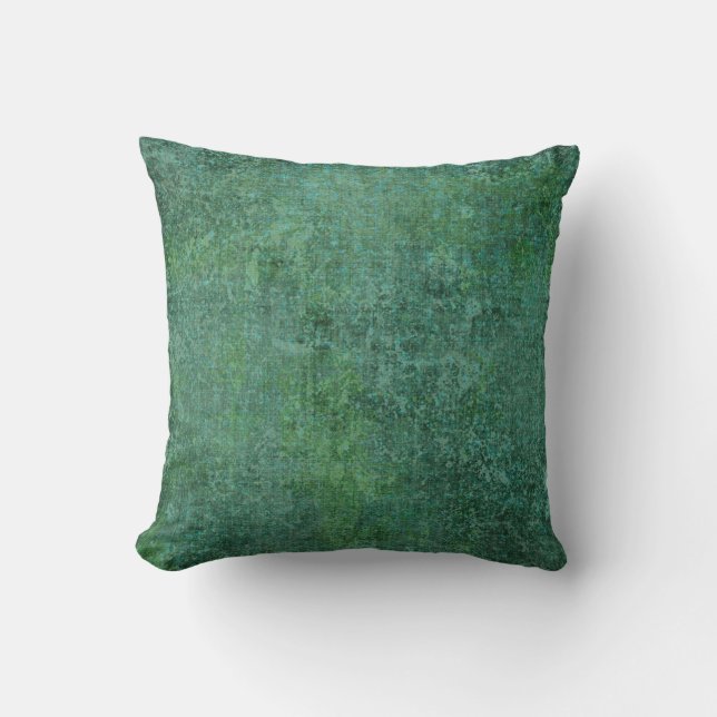 Green Marbleised Pillow (Front)