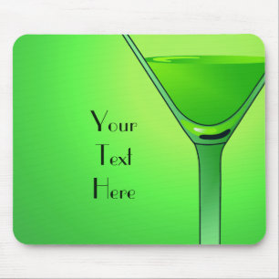 Green Martini Cocktail Mousepad