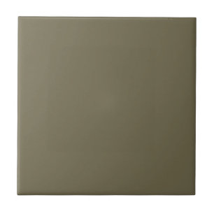 Green Martini Olive Solid Colour Print, Neutral Ceramic Tile