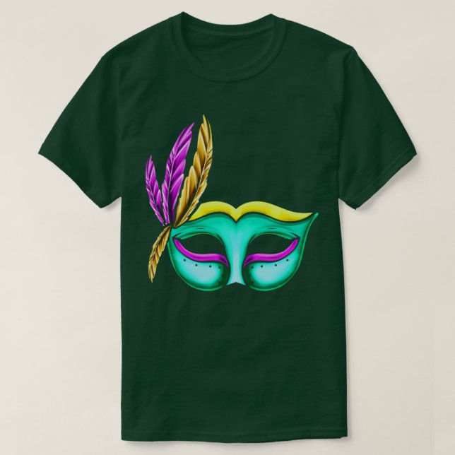 Green Mask For T-Shirt (Design Front)