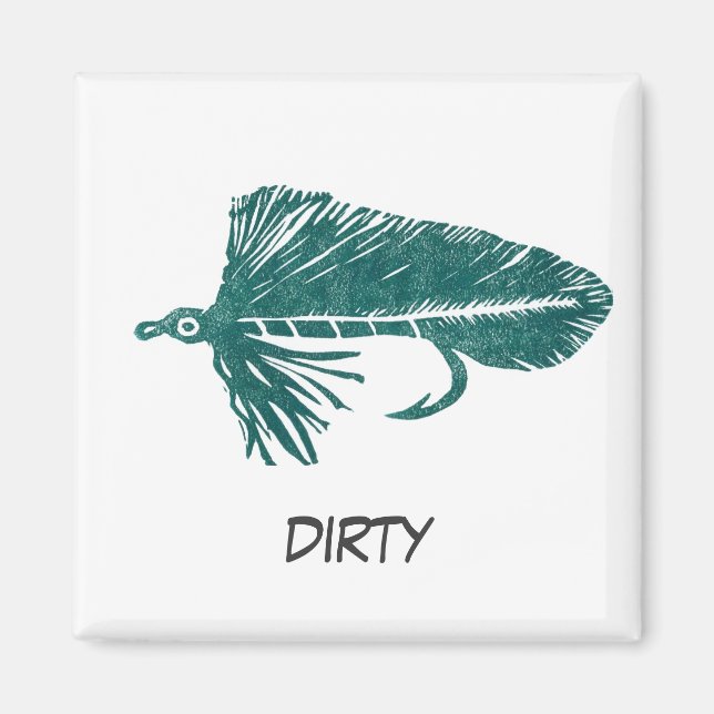 "Green Matuka" Dish Washer Status Magnet (Front)