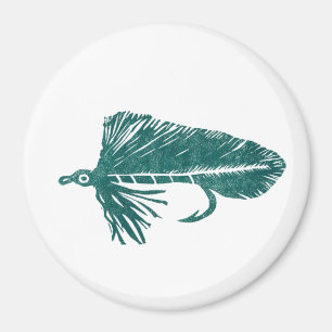 "Green Matuka Streamer" Classic Trout Fly Magnet
