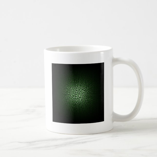 Green Maze Coffee Mug (Right)