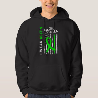 Green Me Myself Kidney Disease Cerebral Palsy Awar Hoodie