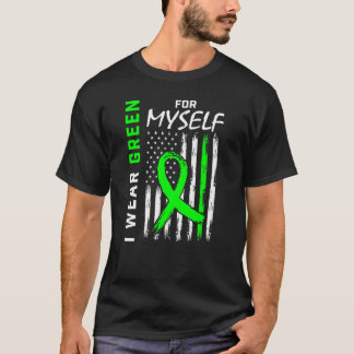 Green Me Myself Kidney Disease Cerebral Palsy Awar T-Shirt