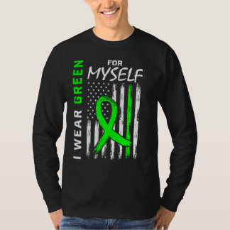 Green Me Myself Kidney Disease Cerebral Palsy Awar T-Shirt