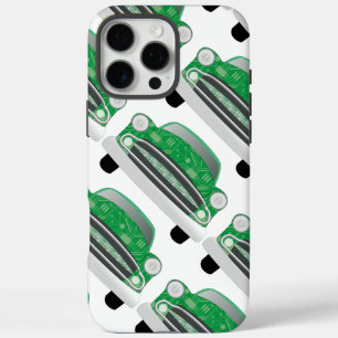 Green Mean Retro Car Boy's Birthday iPhone 16 Pro Max Case