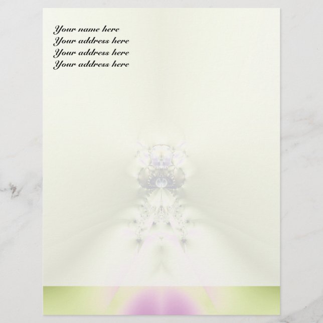Green Meditation Customised Letterhead (Front)