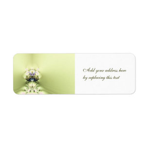 Green Meditation Return Address Label