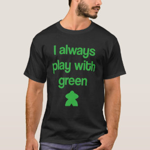 Green Meeple Board Game T-Shirt