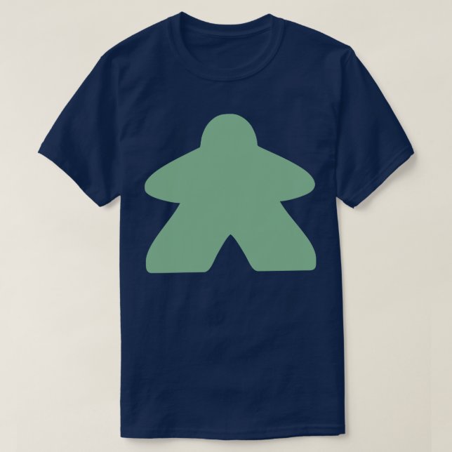Green Meeple T-Shirt (Design Front)