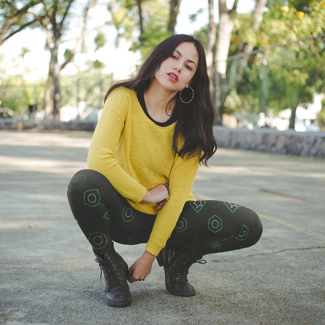Green memphis leggings (Creator Uploaded)